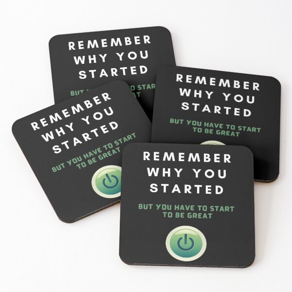 Item preview, Remember why you begin to started classic T-shirt  designed and sold by MasterPiece.