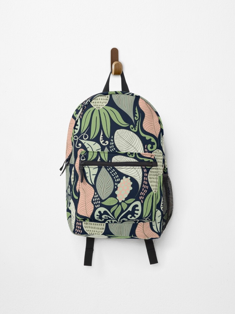 Thumbnail 1 of 3, Backpack, Abstract leave pattern - Abstract background designed and sold by Hoetoons.