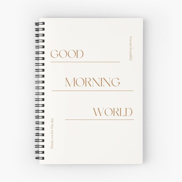 Item preview, GOOD MORNING, WORLD designed and sold by Tess Salazar Espinoza.