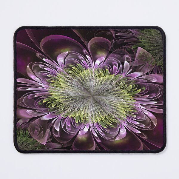 Item preview, Fractal Flower Shaped Jewellery Purple-Red designed and sold by miraminerva09.
