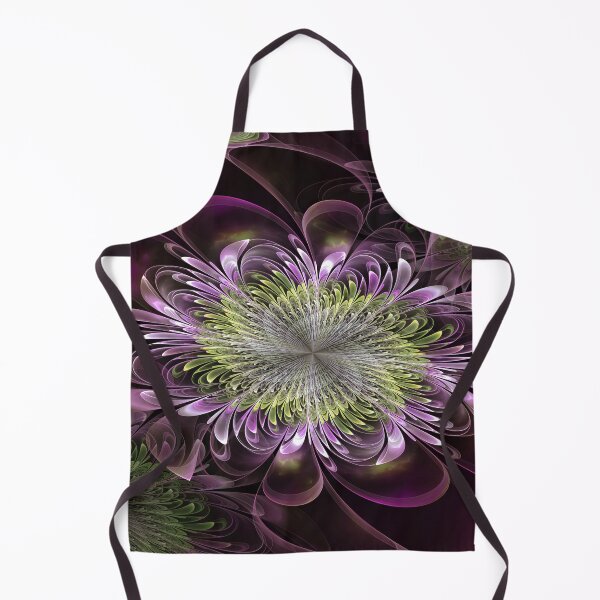 Item preview, Fractal Flower Shaped Jewellery Purple-Red  designed and sold by miraminerva09.