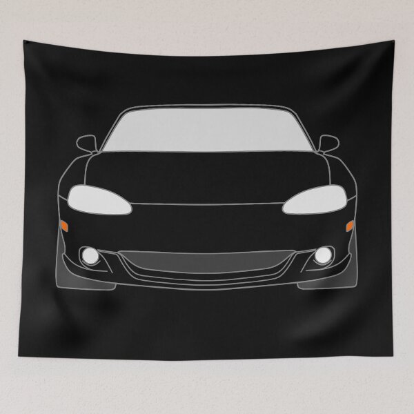 Item preview, Mazda Miata MX5 NB front best t-shirt design designed and sold by EdimDesign.