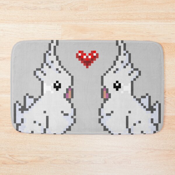 Item preview, Cockatiel Mutations: Albino Couple | Love Valentines Birbs Parrot  designed and sold by SugaredTea.