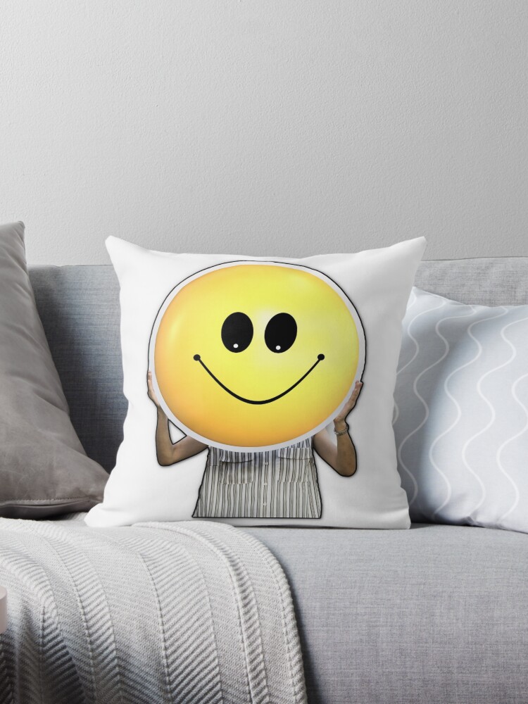 Smiley sales face cushion