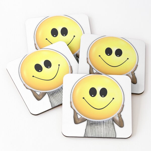 Item preview, Smiley Face - Happy Face - Woman Holding Smiley Face designed and sold by KC-Clothing-Co.