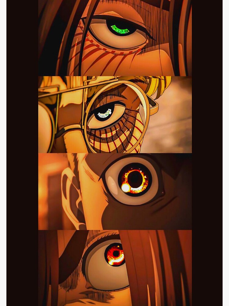 Cuaderno de espiral «Ojo de Eren Jaeger, Ojo de Zeke Jaeger con