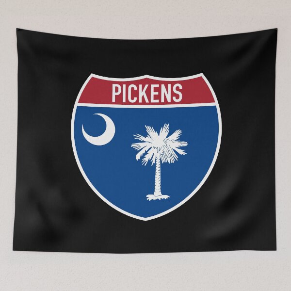 Item preview, Pickens South Carolina - SC Road Trip Interstate Highway Sign Vacation Souvenir designed and sold by palmettodigital.