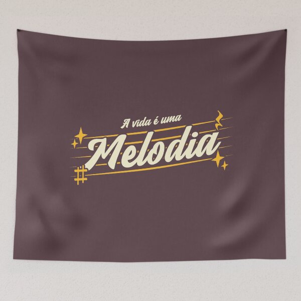 Item preview, A vida é uma Melodia designed and sold by AladdinMktgs.