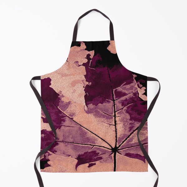 Item preview, Maple leaf with rose gold and purple colors designed and sold by SulkaCreative.