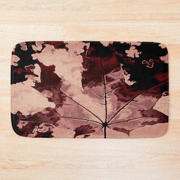 Item preview, Maple leaf with rose gold color designed and sold by SulkaCreative.