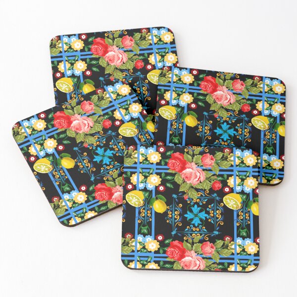 Item preview, Italian,Sicilian art,majolica,tiles,Flowers designed and sold by MariaMarinova.
