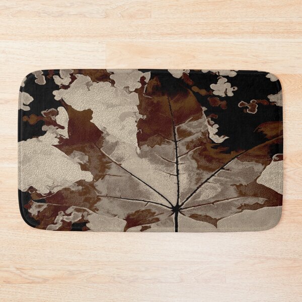 Item preview, Maple leaf with platinum color designed and sold by SulkaCreative.
