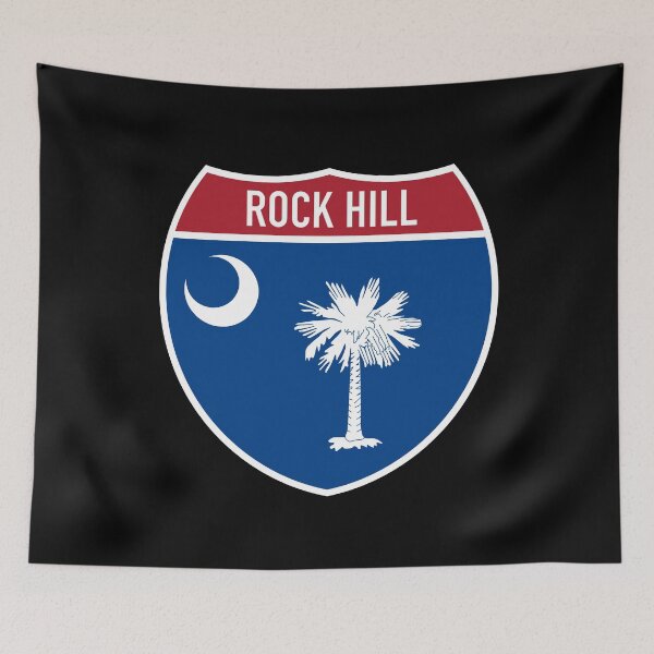Item preview, Rock Hill South Carolina - SC Road Trip Interstate Highway Sign Vacation Souvenir designed and sold by palmettodigital.