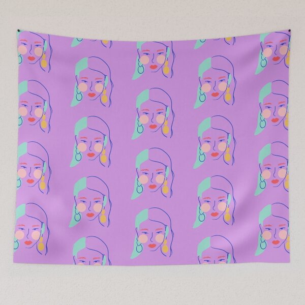 Item preview, Girl with purple(orchid) designed and sold by merishop07.