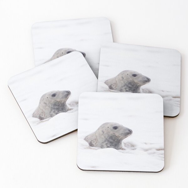 Item preview, Grey seal in the Norfolk sea designed and sold by cdkphotos.