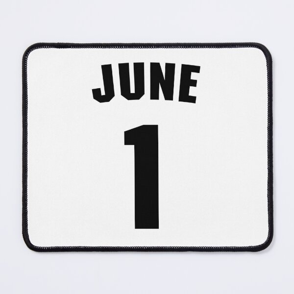 Item preview, Date of birth 1 June birthday gift sport design designed and sold by Panya-Design.