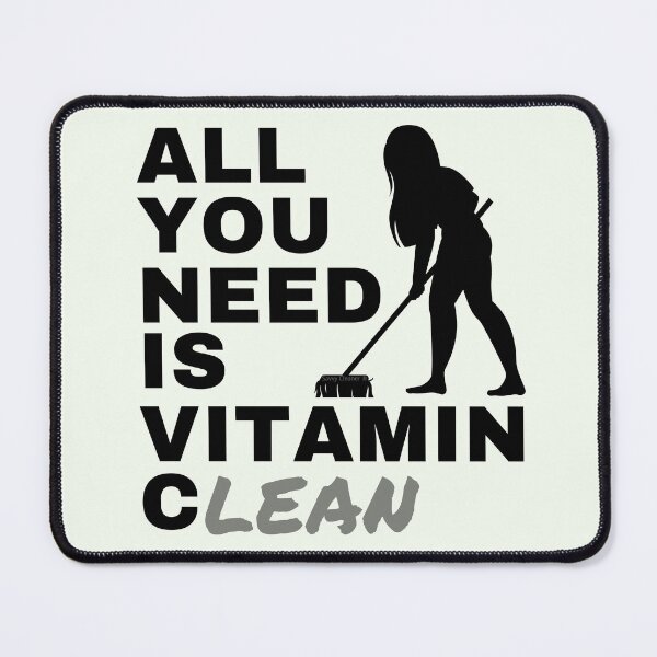 Item preview, All You Need is Vitamin Clean Funny Cleaning Lady Janitor designed and sold by SavvyCleaner.