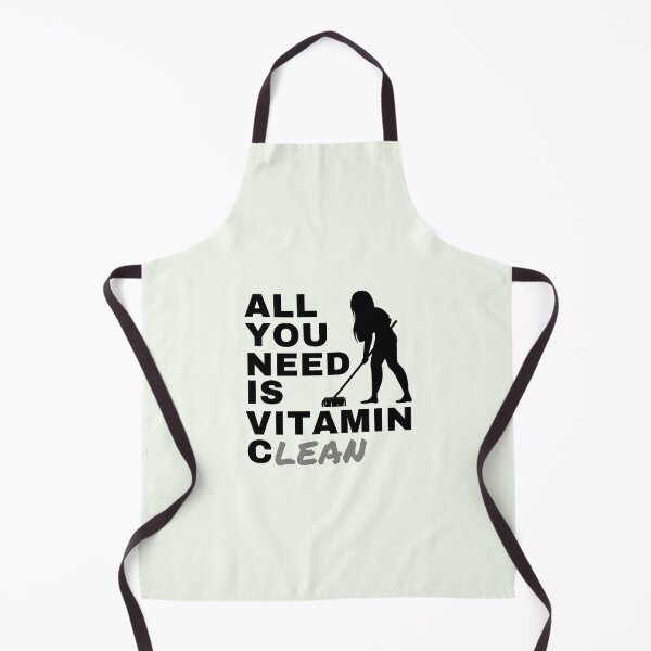 Item preview, All You Need is Vitamin Clean Funny Cleaning Lady Janitor designed and sold by SavvyCleaner.