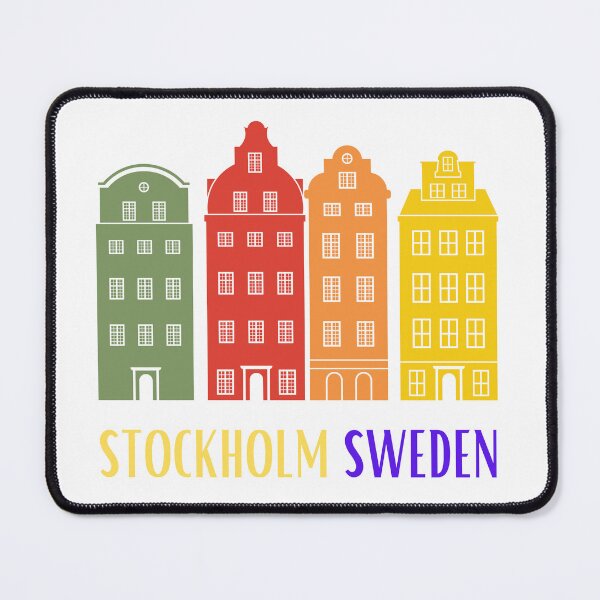 Item preview, Stockholm Sweden, authentic houses from Old Town designed and sold by Designbyfia.