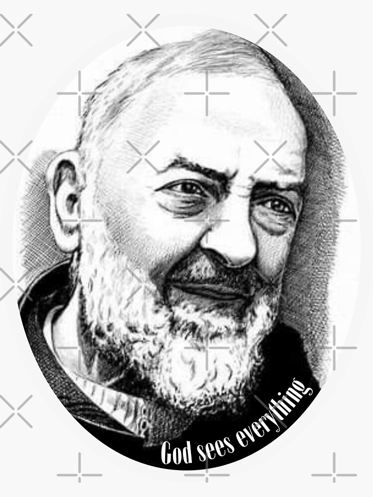 Padre Pio, Pietercina, Stigmata | Sticker
