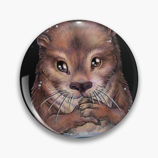Item preview, Cute otter sweet gift for otter lovers designed and sold by ZadzeneaArt.