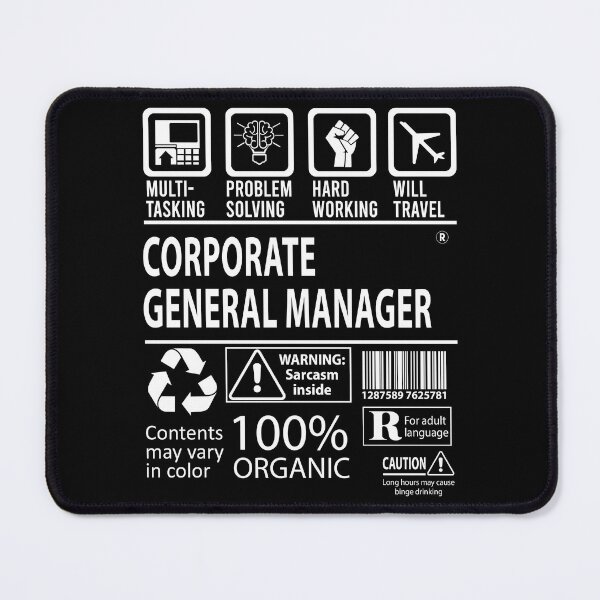 Item preview, Corporate General Manager T Shirt - MultiTasking Certified Job Gift Item Tee designed and sold by sabinacsnm.