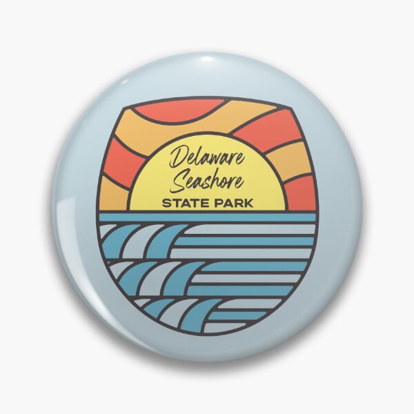 Item preview, Delaware Seashore State Park Delaware DE Retro Water Sunrise and Sunset designed and sold by palmettodigital.