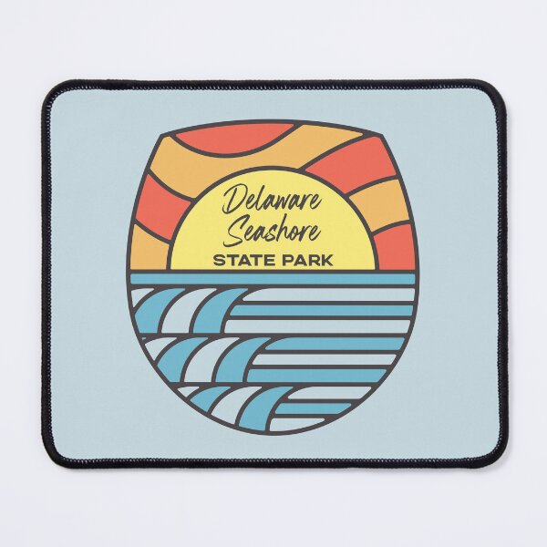 Item preview, Delaware Seashore State Park Delaware DE Retro Water Sunrise and Sunset designed and sold by palmettodigital.