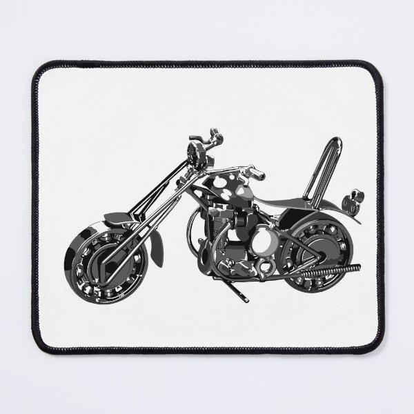 Artikelvorschau, Vintage Chopper Motorrad entworfen und verkauft von ArtbyBroghan.
