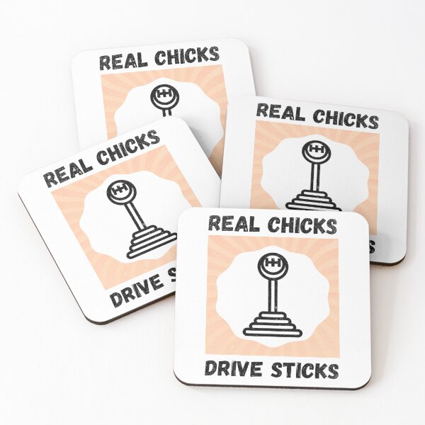 Item preview, Real Chicks Drive Sticks designed and sold by foramelie.