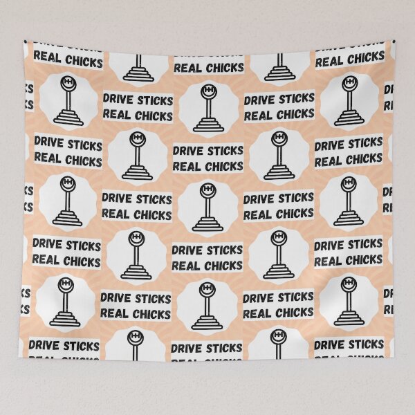 Item preview, Real Chicks Drive Sticks designed and sold by foramelie.