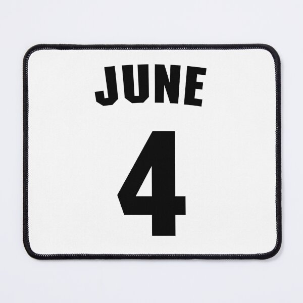 Item preview, Date of birth 4 June birthday gift sport design designed and sold by Panya-Design.