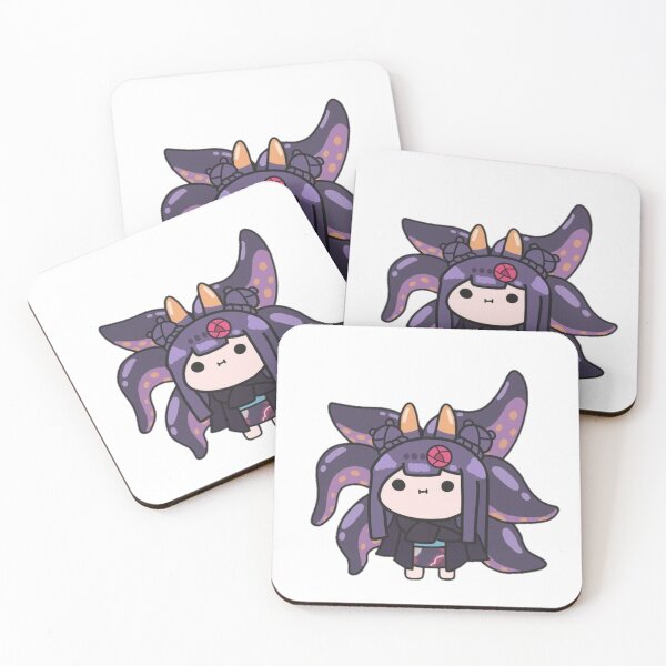 Item preview, Cute Ina with horns || Anime Girl designed and sold by AszaAri.