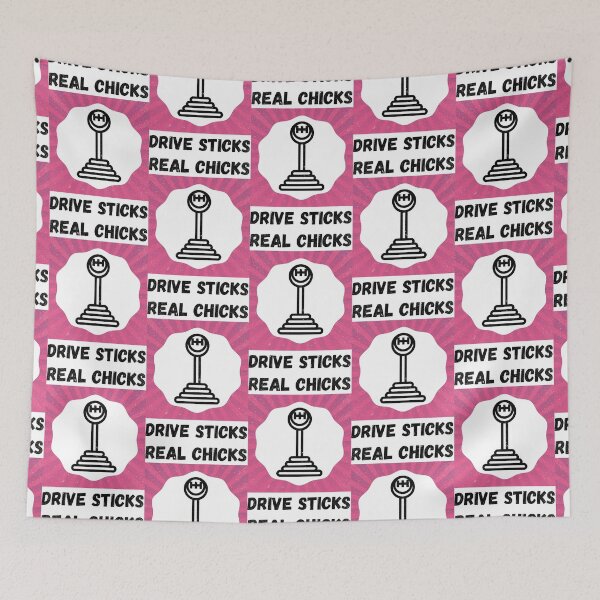 Item preview, Real Chicks Drive Sticks designed and sold by foramelie.