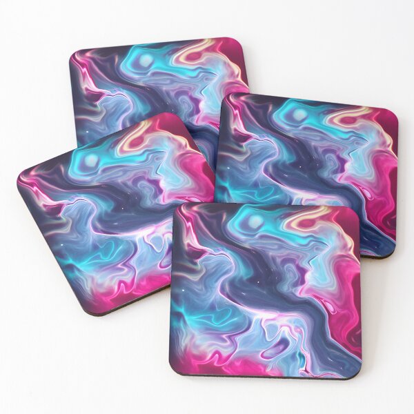 Artikelvorschau, Liquid Lights Blau und Pink, Liquid Marble entworfen und verkauft von ACC .