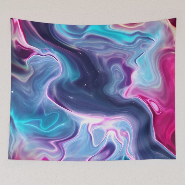 Artikelvorschau, Liquid Lights Blau und Pink, Liquid Marble entworfen und verkauft von ACC .