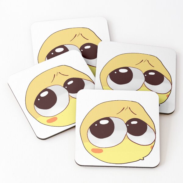 Item preview, Pleading cursed emoji  designed and sold by dishbug.