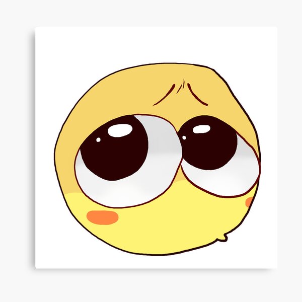 Shush Cursed Emoji | Art Board Print