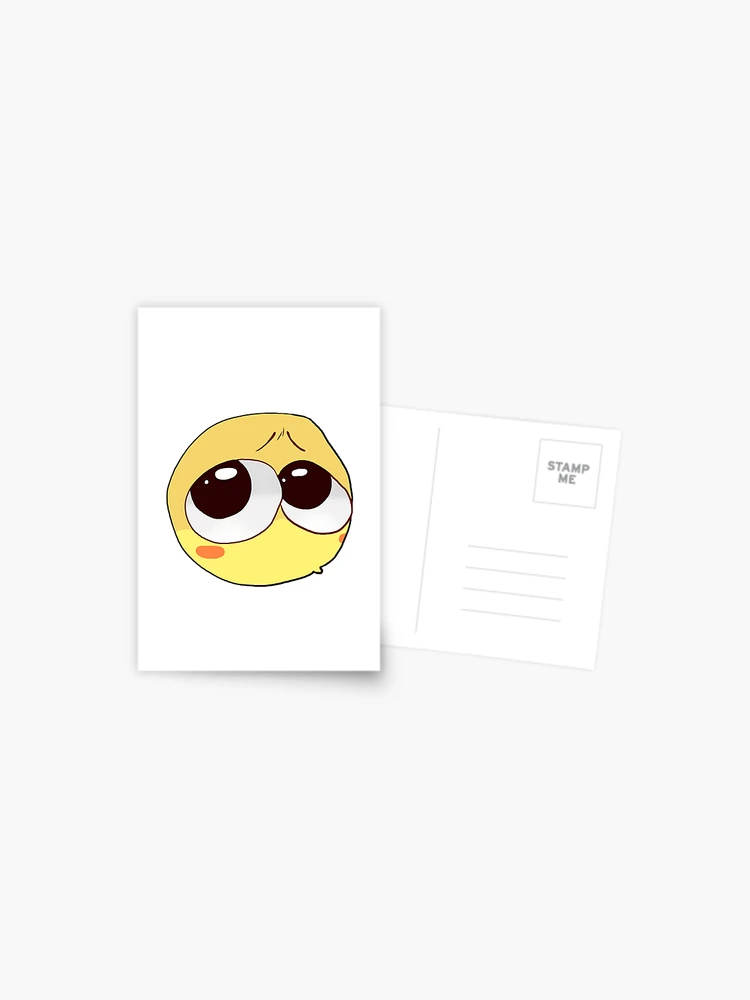 Cursed Stressed Emoji Sticker for Sale by LLFits