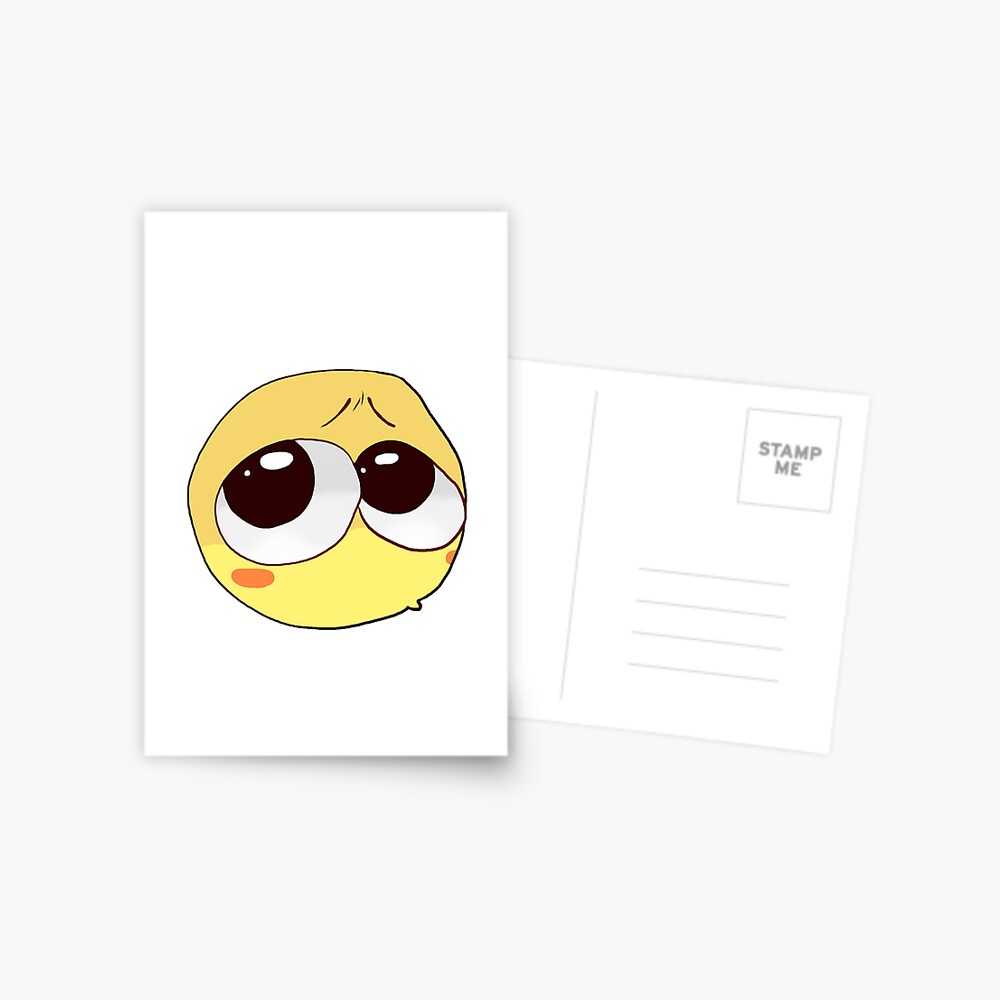 Pleading cursed emoji  Postcard for Sale by Kecsketo2