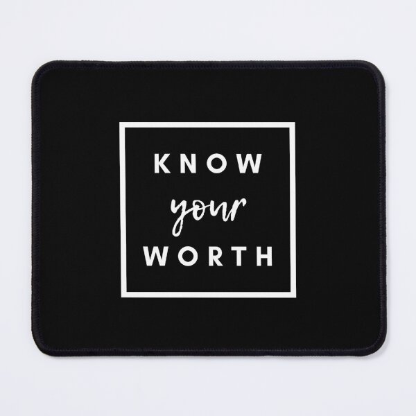 Item preview, Know Your Worth Empowered Positive Gift designed and sold by LADistrictGarb.