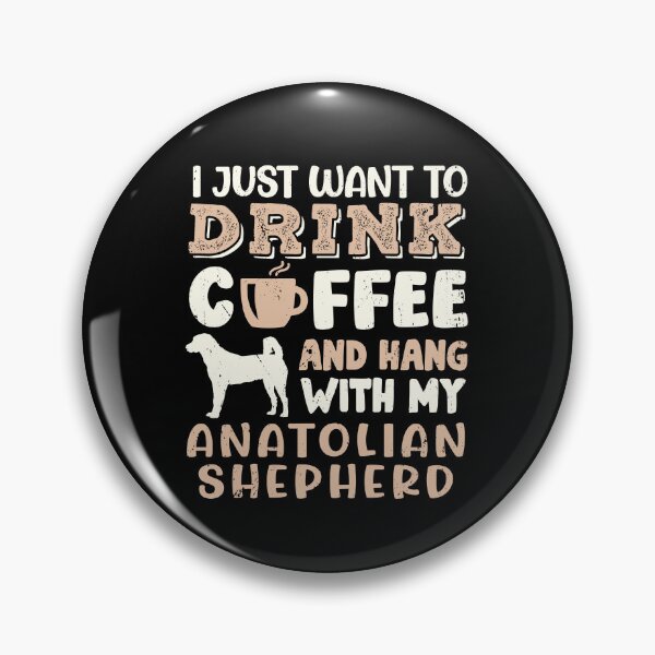 Artikelvorschau, Anatolian Shepherd Dog Dad Mom And Drink Coffee entworfen und verkauft von rafaeltto.