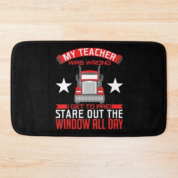 Item preview, Paid Worker Trucker Truck Drive Travel     designed and sold by SeeandTees.