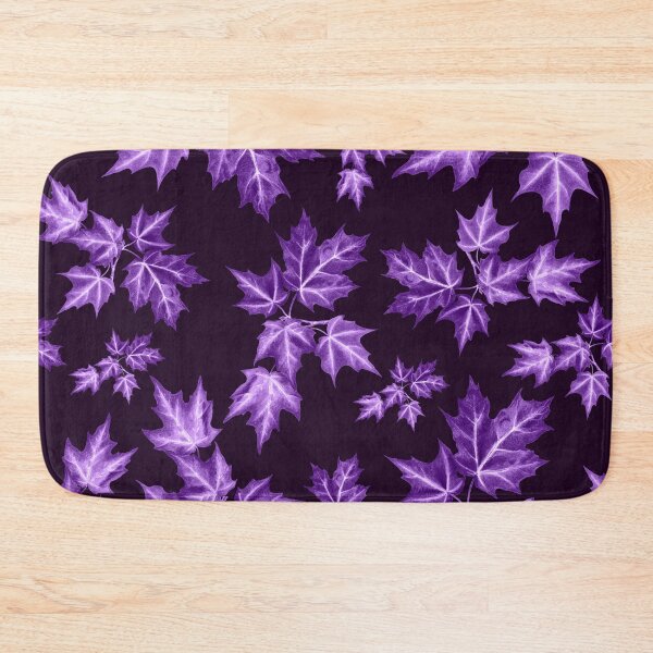 Item preview, Purple Maple Leaves pattern design - flower and leave pattern designed and sold by asprse.