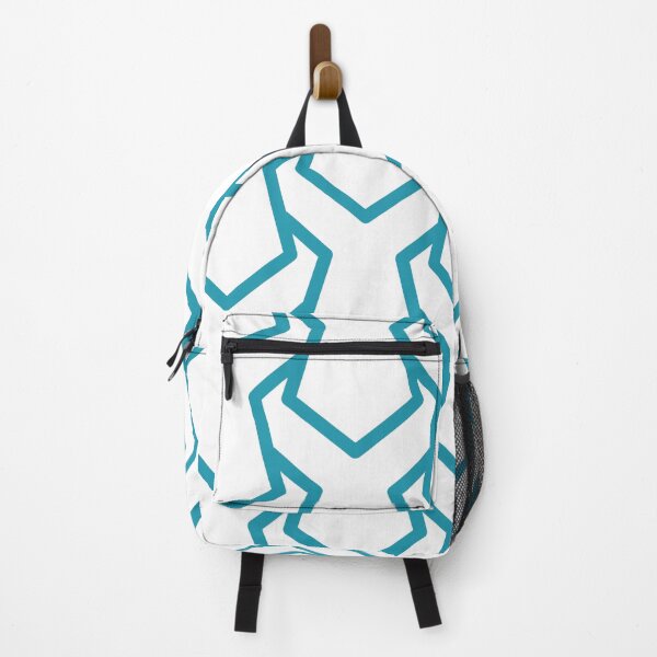 Item preview, Aqua and White Tessellation Line Pattern 11 Pairs DE 2022 Popular Color Tropical Lagoon DE5781 designed and sold by ColorOfTheYears.