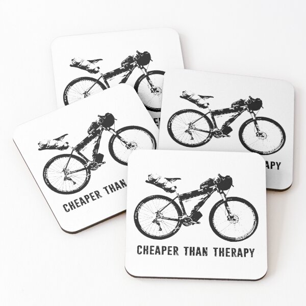 Item preview, Bikepacking, Cheaper Than Therapy designed and sold by Esskay Designs.