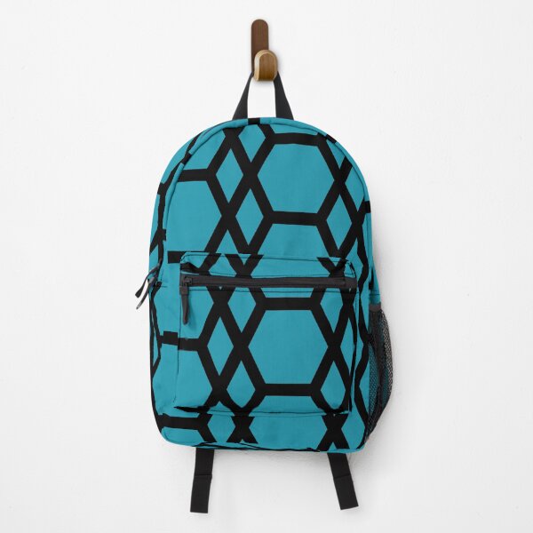 Item preview, Black and Aqua Tessellation Line Pattern 13 Pairs DE 2022 Popular Color Tropical Lagoon DE5781 designed and sold by ColorOfTheYears.