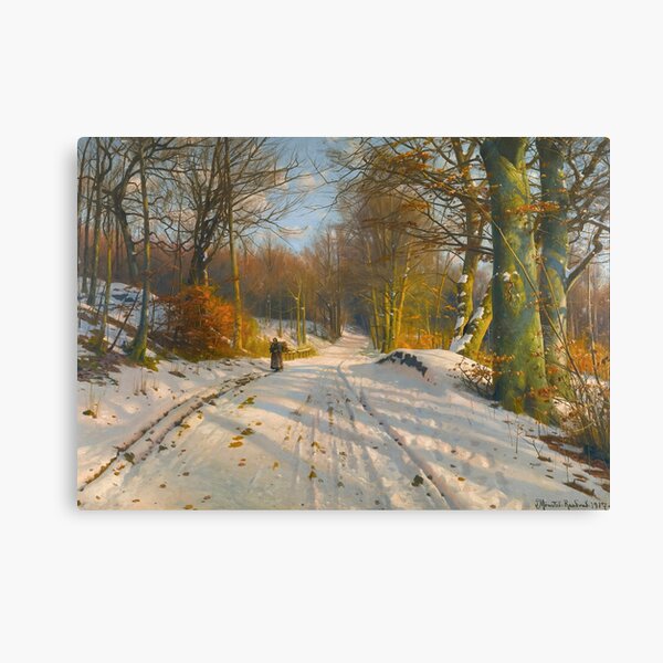 Item preview, Winter Landscape (1917) Peder Mørk Mønsted designed and sold by Art  Outlaws.