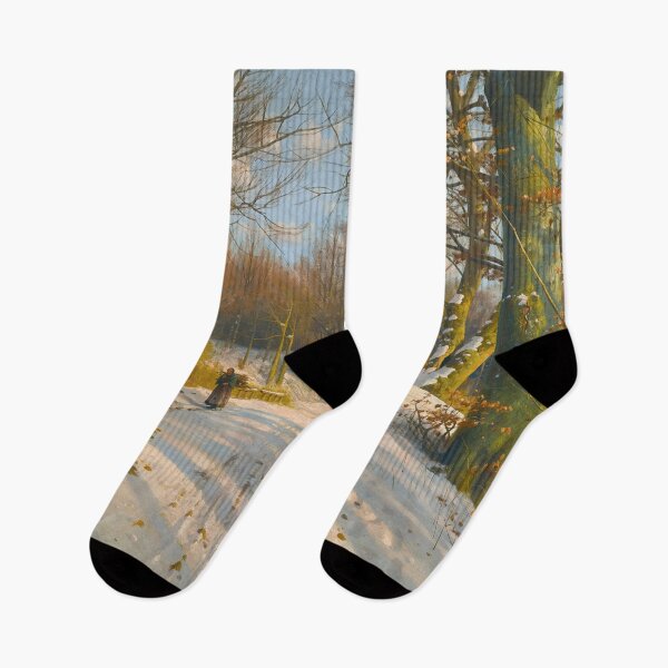 Item preview, Winter Landscape (1917) Peder Mørk Mønsted designed and sold by Art Outlaws.