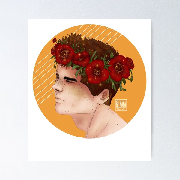 Item preview, Stiles Poppy Print designed and sold by Benaya-Trash.